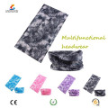 Ningbo Lingshang 100% Polyester Microfibre Multifonctionnel Customized Skull Bandana Tube Headwear